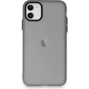 Apple iPhone 12 Kılıf Modos Metal Kapak - Siyah