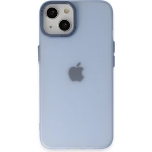 Apple iPhone 14 Kılıf Modos Metal Kapak - Mavi