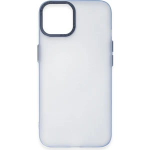 Apple iPhone 12 Kılıf Modos Metal Kapak - Mavi