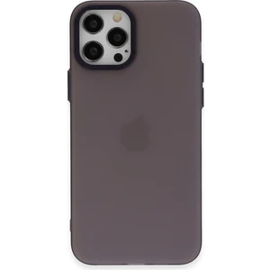 Apple iPhone 12 Pro Kılıf Modos Metal Kapak - Derin Mor