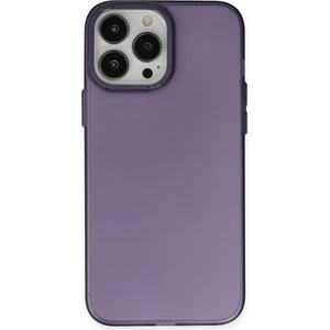 Apple iPhone 13 Pro Max Kılıf Modos Metal Kapak - Derin Mor