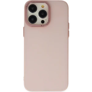 Apple iPhone 14 Pro Max Kılıf Modos Metal Kapak - Pembe