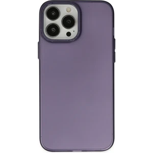 Apple iPhone 13 Pro Max Kılıf Modos Metal Kapak - Mor