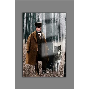 Glass Decoration Atatürk Cam Tablo 44