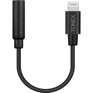 Ax-01 Lightning 3.5mm Jack Dönüştürücü Kulaklık Kablosu Siyah