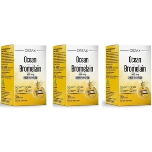 Ocean Bromelain 30 Kapsül 3 Adet