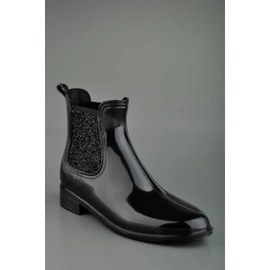 Taşlı Su Geçirmez Lastik Çizme Kadın Bot