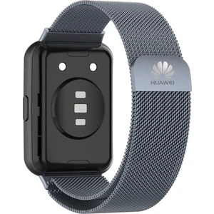 Elektro Fast Huawei Watch Fit 2 Modeline Uyumlu Paslanmaz Çelik Metal Hasır Kordon 20MM