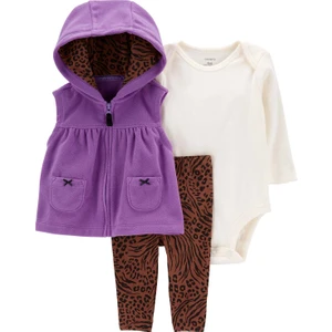 Kız Bebek 3'lü Yelek Set