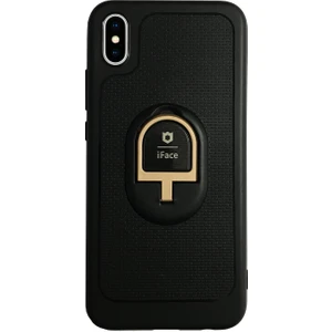 Apple iPhone Xs Max Iface Yüzük Tutuculu Arka Kılıf Halka-Gold