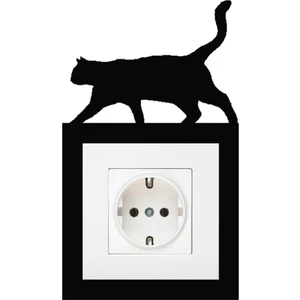 Prizlik Kedi Duvar Süsü Duvar Dekorasyonu 3 mm Mdf 11X19