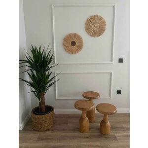 Ürgüp Mantar Sehpa 3'lü Set (43 48 53 Cm)