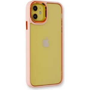 iPhone 11 Kılıf Dora Kapak - Pudra