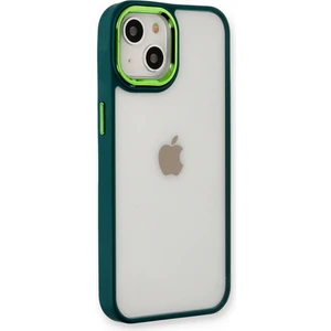 iPhone 14 Kılıf Dora Kapak - Haki Yeşil