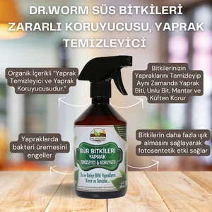 Dr. Worm Yaprak Temizleyici , Koruyucu ve Parlatıcısı 500 ml
