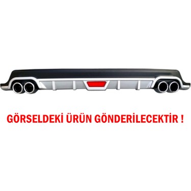 Fruens Dacia Logan Mcv Difüzör Arka Tampon Eki 4 Egzoz Fiyatı