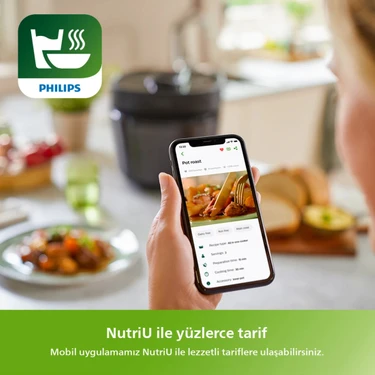 Philips Cooker Basınçlı Pişirici 5l Kapasite 35 Farklı Program 30 Dk’da Leziz Yemekler - LUCİOLE