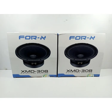 For-x 20 cm Midrange Hoparlör 500W 250RMS Güçte Profesyonel XMD-308