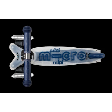 Micro Scooter Mini Micro Deluxe Flux Neochrome LED Navy