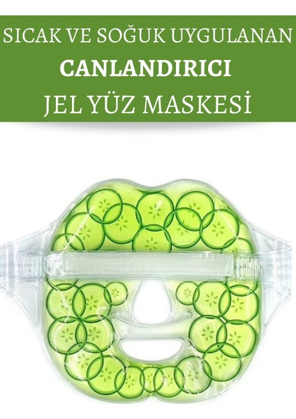 Canlandırıcı Sıcak Soğuk Jel Yüz Maskesi Tam Uyan Tasarımı ile