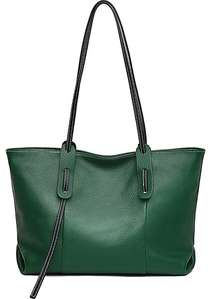 Deri Deri Büyük Kapasiteli Moda Moda Yüksek Kaliteli Doku Kadın Koltuk Altı Tote Çanta Çanta (Yurt Dışından)