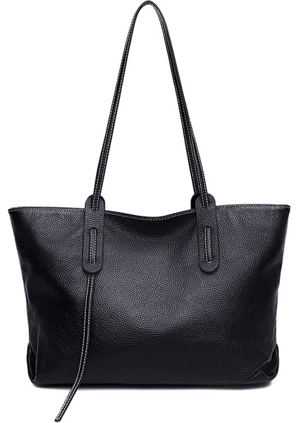 Deri Deri Büyük Kapasiteli Moda Moda Yüksek Kaliteli Doku Kadın Koltuk Altı Tote Çanta Çanta (Yurt Dışından)