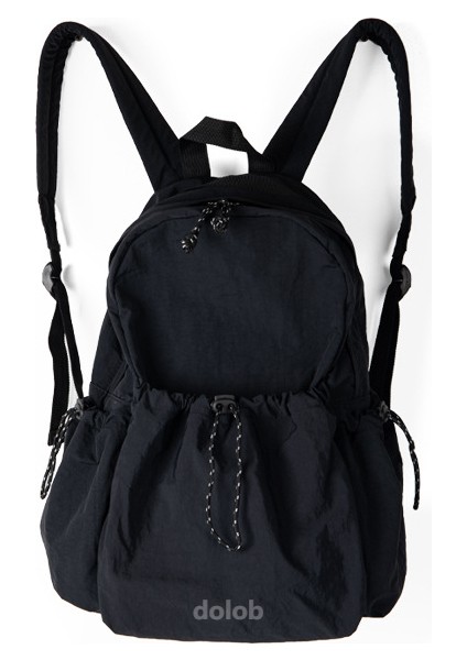 Orman Tarzı Sırt Ins Tarzı Niş Pilili Hafif Naylon Yumuşak Kanepe Büyük Kapasiteli Tembel Tarzı Sırt Çantası Çanta (Yurt Dışından)