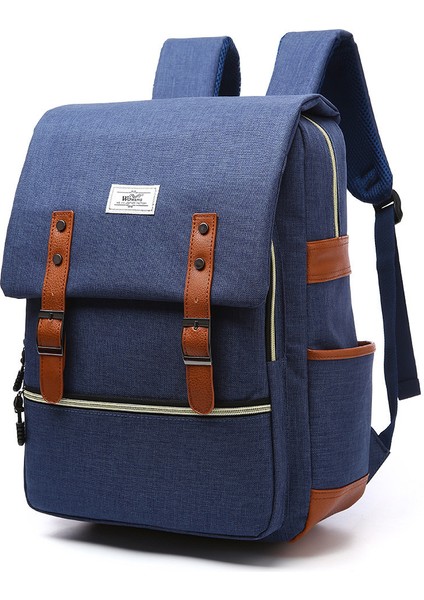 Öğrenci Okul Naylon Sırt Bilgisayar Sırt Unisex Sırt Çantası (Yurt Dışından)