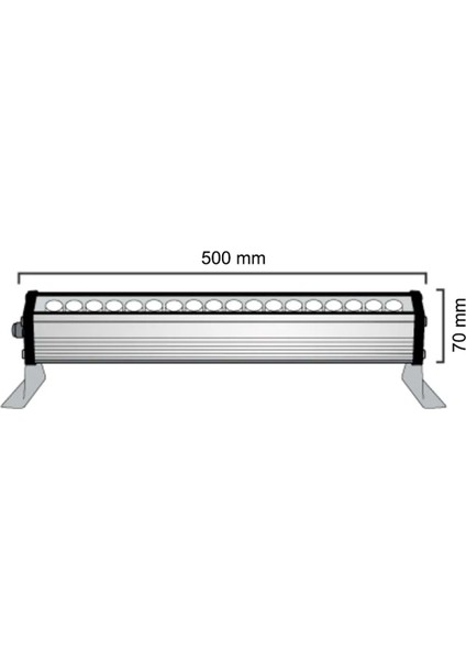 18W 50 cm Wallwasher Rgb fiyatları