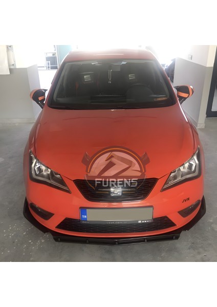 Seat Ibiza Mk4 2009-2017 Uyumlu Brabus Ön Lip 3 Parça Kanatlı Lip
