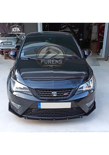 Seat Ibiza Mk4 2009-2017 Uyumlu Brabus Ön Lip 3 Parça Kanatlı Lip