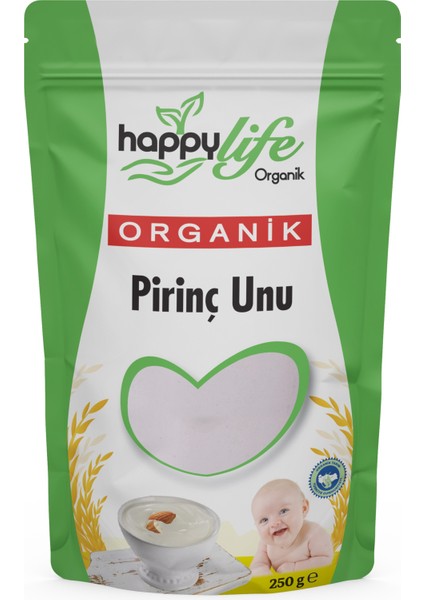 Happy Life Organık Pirinç Unu 250GR