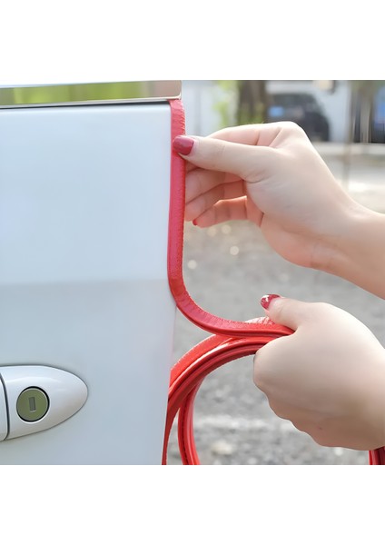 Fruens Renault Clio 2 Oto Araç Kapı Koruma Fitili 5metre Parlak Kırmızı Renk fırsatları
