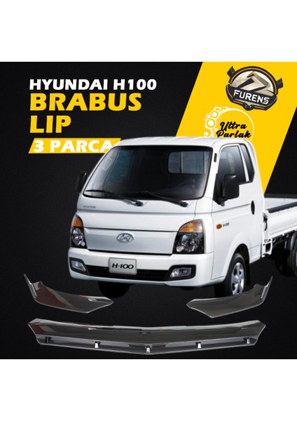 Hyundai H100 Uyumlu Brabus Ön Lip 3 Parça Kanatlı Lip