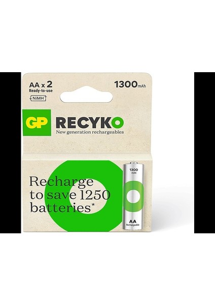 2z Rc Şarj Edilebilir Aa Kalem Pil - 1.2V - 1300 mah