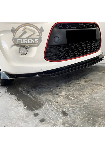 Citroen C3 2016 - 2021 Uyumlu Brabus Ön Lip 3 Parça Kanatlı Lip