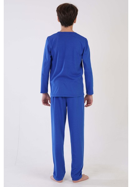 Pamuklu Erkek Çocuk Uzun Kol Pijama Takım(3-4/7-8) fırsatları