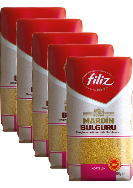 Mardin Köftelik Bulgur 800 gr x 5 Adet