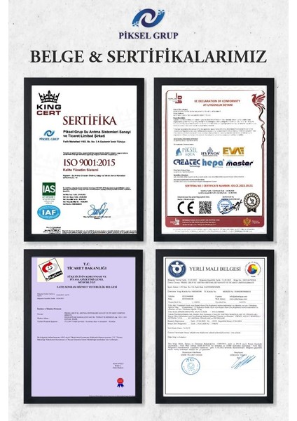 Açık Kasa ÇİFT SEDİMENTLİ Su Arıtma Cihazı Filtre Seti