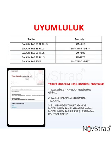 Novstrap Samsung Galaxy Tab S9 Plus X810 X816 X818 ile Uyumlu Mıknatıslı Paper Like Ekran Koruyucu