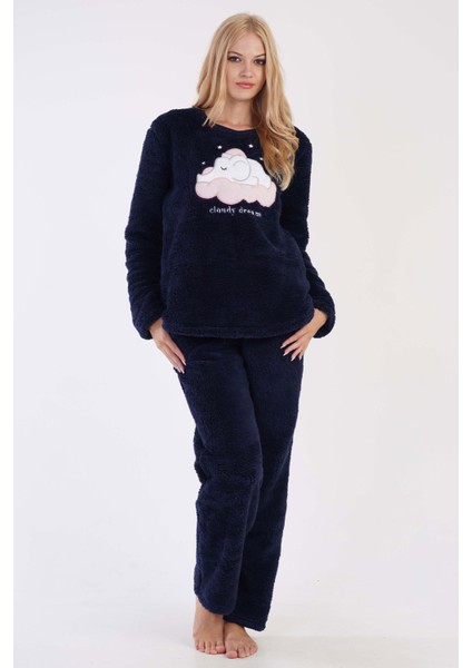 Kadın Welwelsoft Uzun Kol Pijama Takım