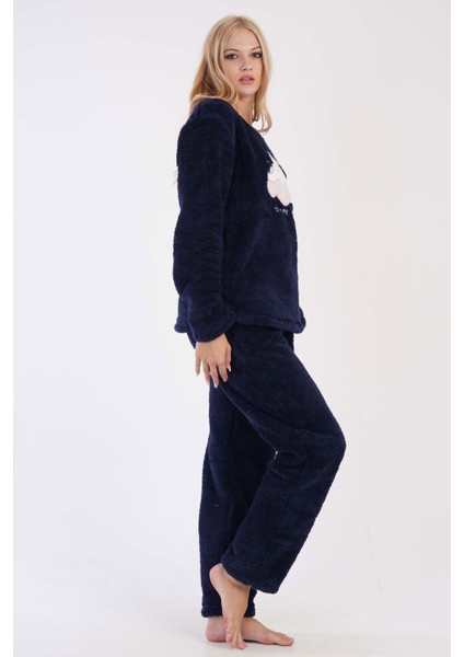 Kadın Welwelsoft Uzun Kol Pijama Takım
