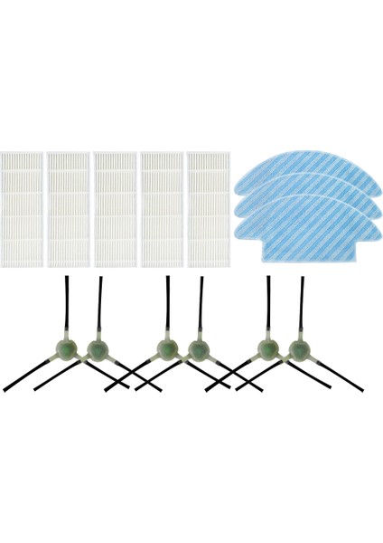 Yan Fırça Hepa Filtre M210 M210S M210B M213 Paspas Bezi Robotlu Süpürge Yedek Parça Aksesuarları (Yurt Dışından)