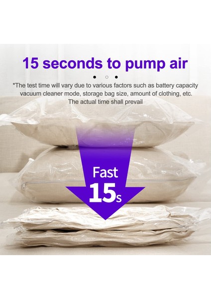 Hızlı Vakum Emme Ucu Adaptörü V7 V10 V11 V12 V15 Ince Elektrikli Süpürge Pompası Adaptörü Vakum Saklama Torbaları (Yurt Dışından)