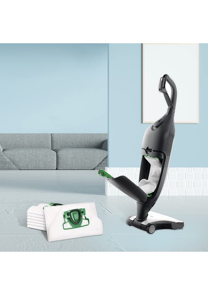 Kobold VK200 FP200 Elektrikli Süpürge Için 16 Adet Yedek Çanta, Toz Temizleme Torbaları Aksesuarları Kiti (Yurt Dışından)