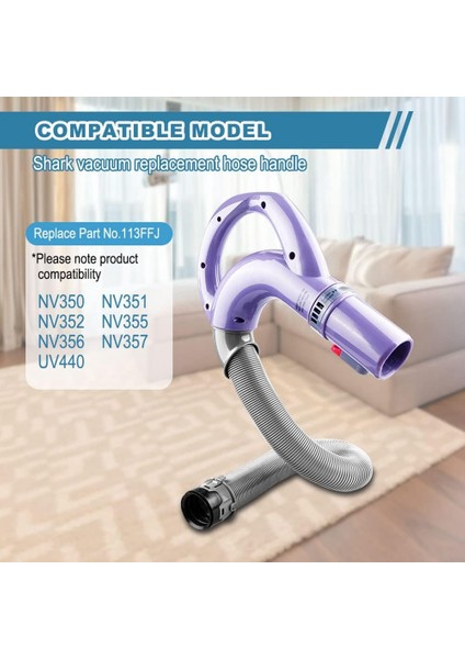NV350, NV351, NV352, NV355, NV356, NV357, UV440, Elektrikli Süpürge Için Yedek Hortum Kolu 113FFJ Numaralı Parçaları Değiştirin (Yurt Dışından) fiyatları