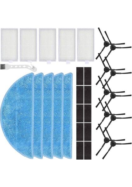 V5S Pro V5S V5 V3 V3S Robot Süpürge Için Yedek Parçalar Hepa Filtre Yan Fırça Seti (Yurt Dışından) fiyatları