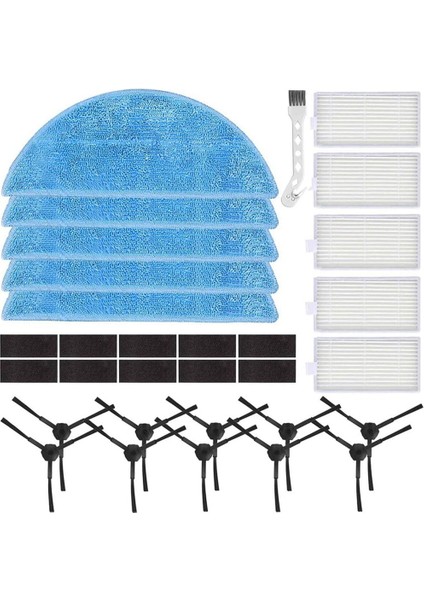 V5S Pro V5S V5 V3 V3S Robot Süpürge Için Yedek Parçalar Hepa Filtre Yan Fırça Seti (Yurt Dışından) fırsatları