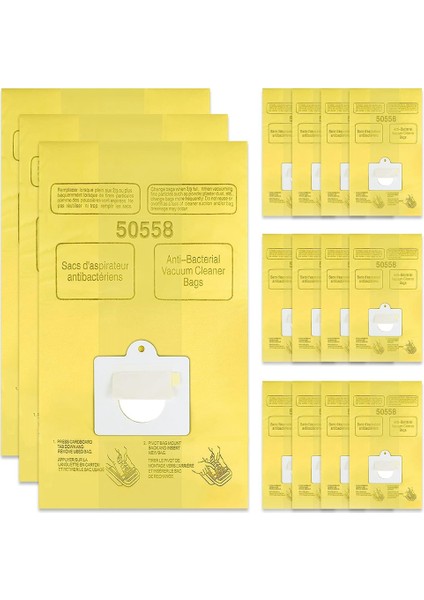 Kutu Tipi C/q 50558 Için Elektrikli Süpürge Torbaları, 15PCS Yedek Kutu Vakum Torbaları (Yurt Dışından)