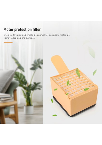 Filtre Seti 2 Motor Koruma Filtresi (Motor Filtresi) + 2 Hepa () Filtre / Mikro Filtre / Hepa Filtre Kobold Vk 135, 136, VK135, VK136 Için Uygun (Yurt Dışından)